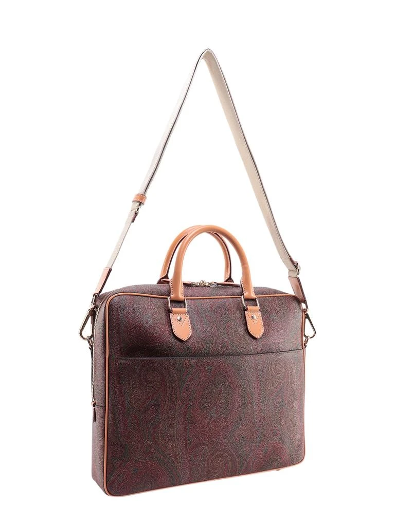 商品ETRO|Etro men's brown other materials briefcase,价格¥8554,第3张图片详细描述