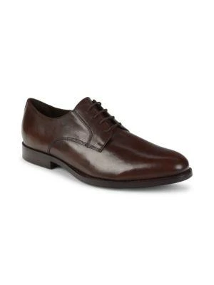 商品Geox|Hampstead Leather Derbys,价格¥335,第2张图片详细描述