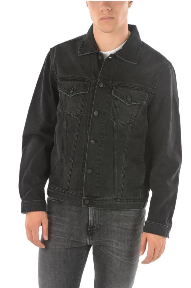 商品Diesel|Diesel Mens Black Other Materials Jacket,价格¥2478,第1张图片