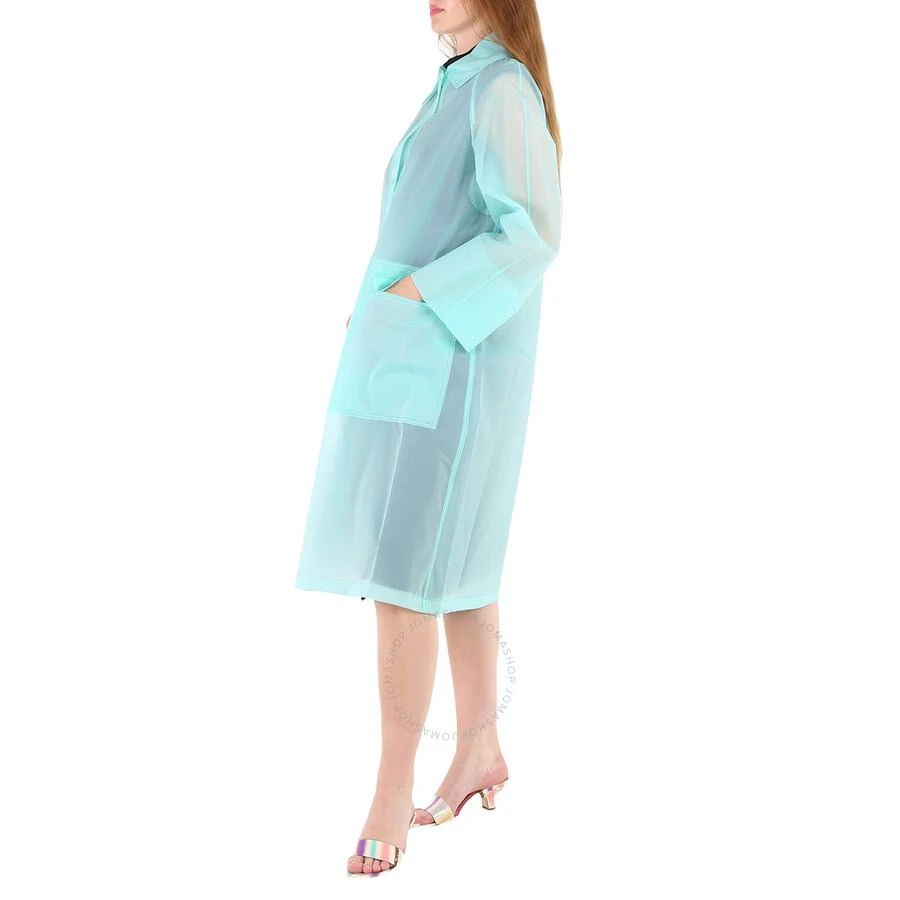 商品Burberry|ladies Turquoise Soft-touch Plastic Car Coat,价格¥1329,第3张图片详细描述