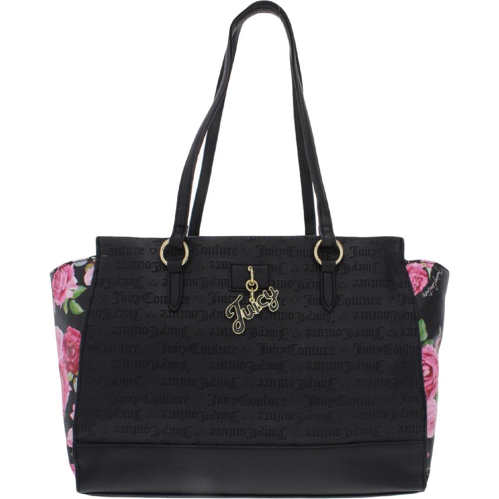 Juicy Couture Love Lock Women's Faux Leather Printed Signature Satchel Handbag商品第2张图片规格展示
