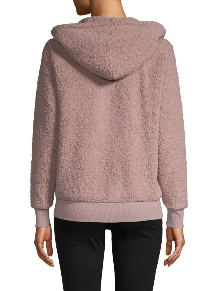 商品Marc New York by Andrew Marc|Hooded Faux Fur & Fleece Teddy Jacket,价格¥276,第2张图片详细描述