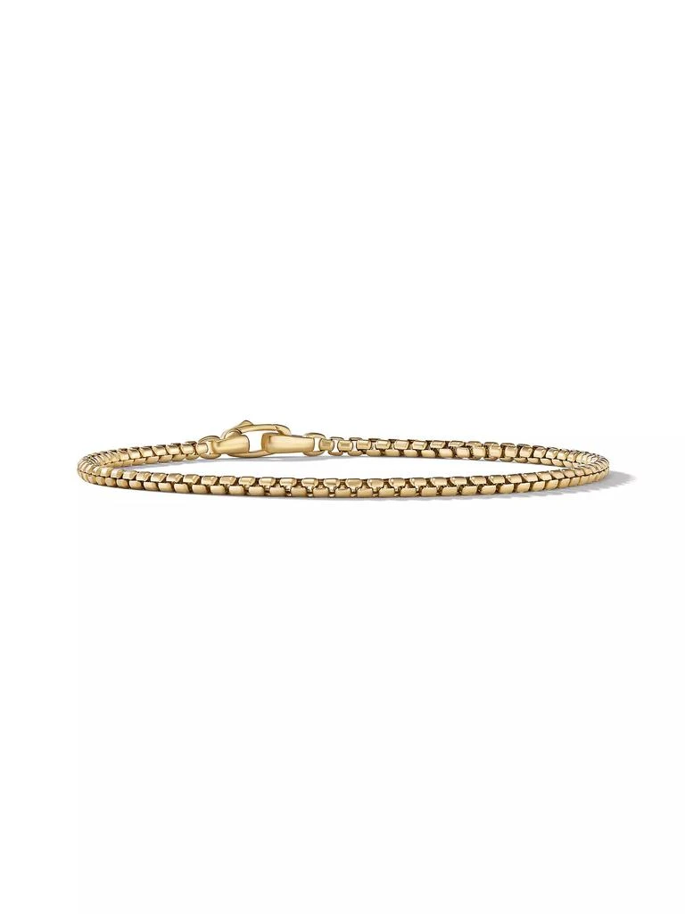 商品David Yurman|Box Chain Bracelet in 18K Yellow Gold, 2.7MM,价格¥10444,第1张图片