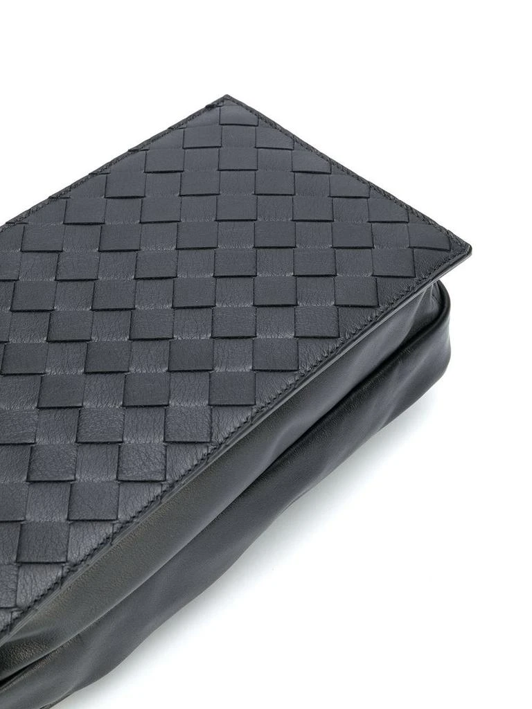 商品Bottega Veneta|Bottega Veneta Men&#39;s  Black Leather Belt Bag,价格¥7335,第5张图片详细描述