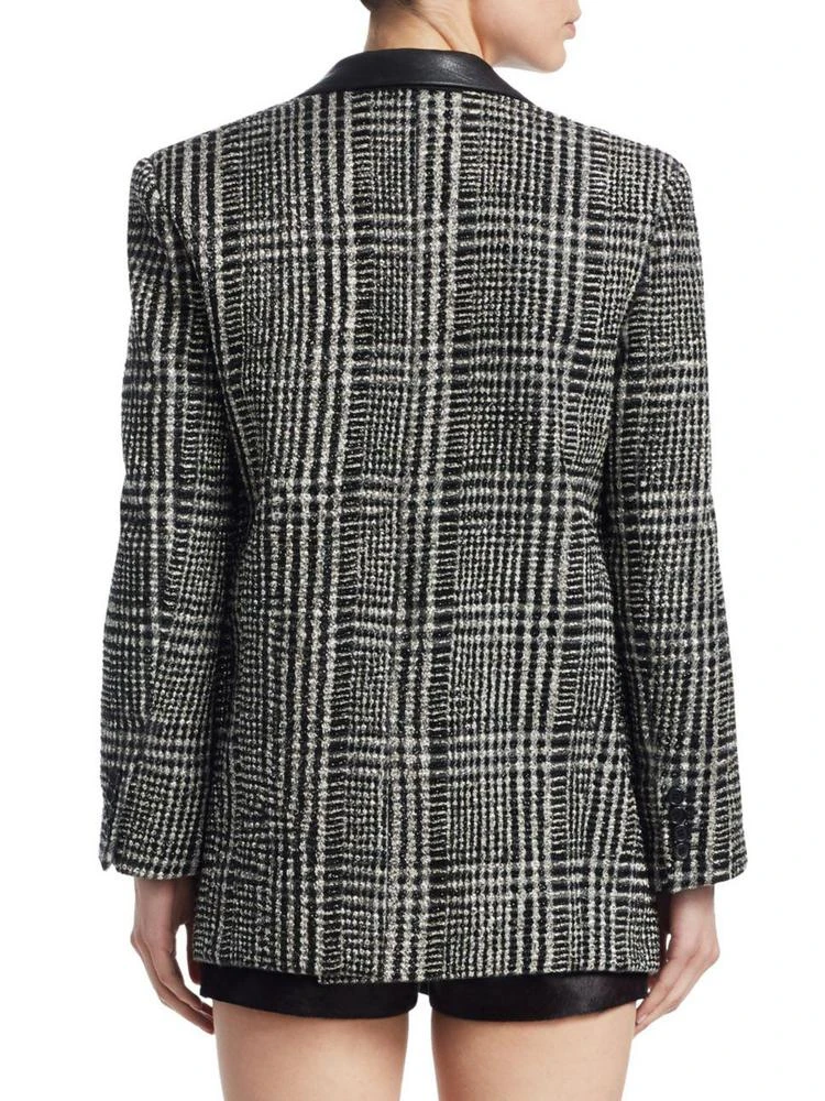 商品Yves Saint Laurent|Embroidered Check Jacket,价格¥55989,第2张图片详细描述