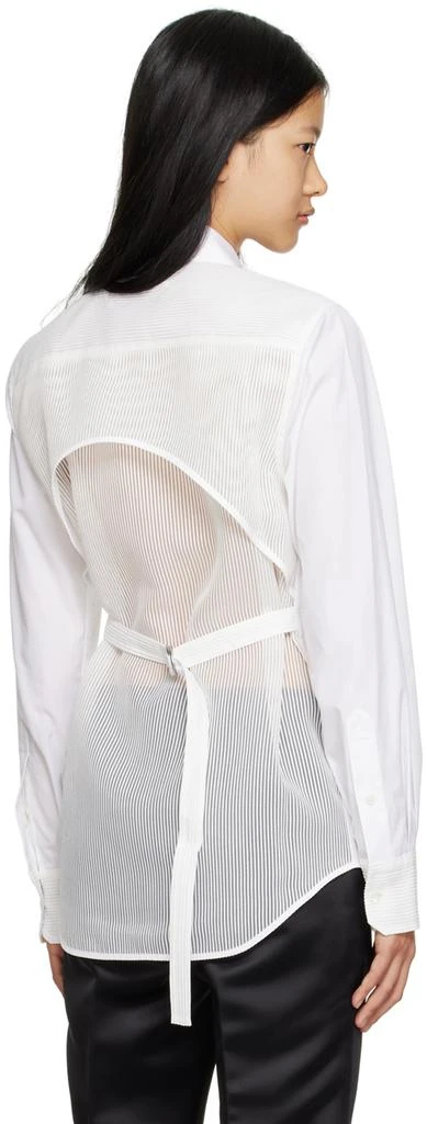 商品Helmut Lang|White Tuxedo Shirt,价格¥1142,第3张图片详细描述