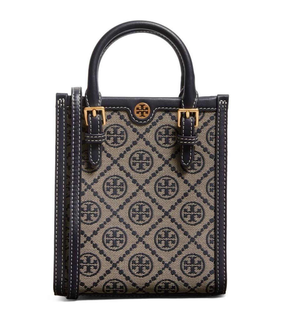 商品Tory Burch|Mini Jacquard T Monogram Tote Bag,价格¥3300,第1张图片