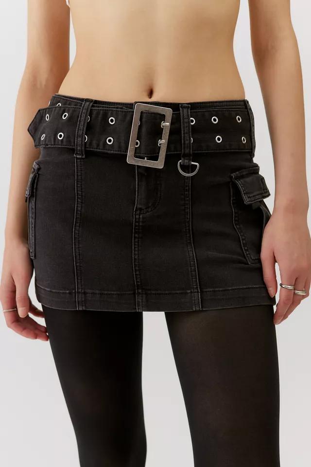 UO Joan Belted Mini Skirt商品第2张图片规格展示