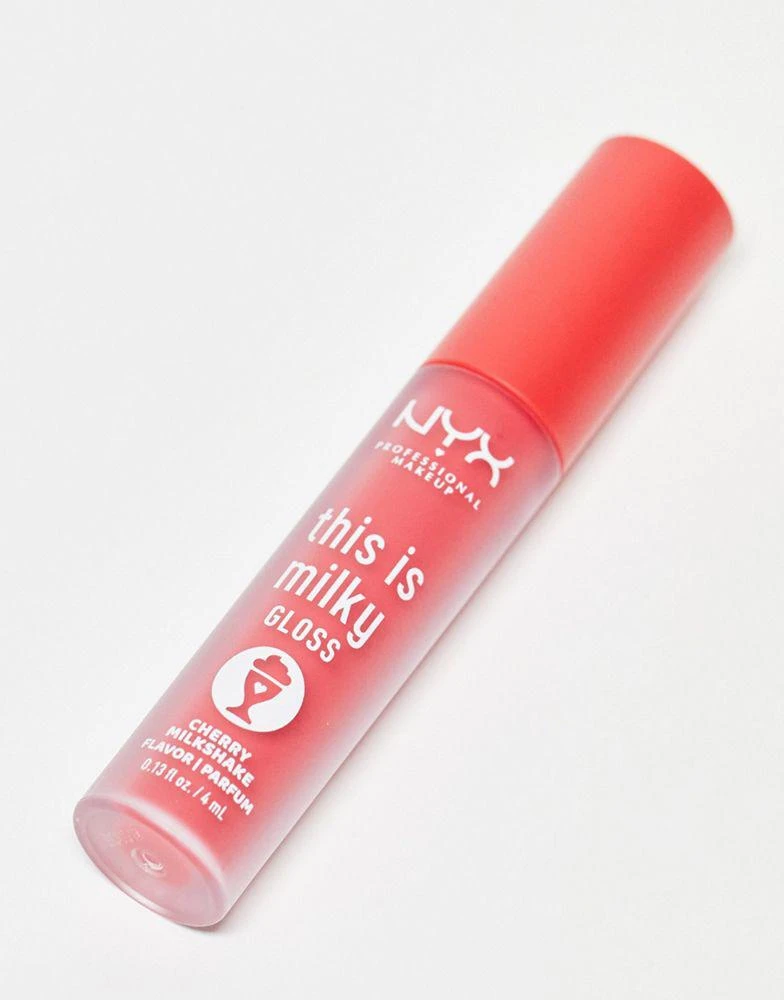 商品NYX Professional Makeup|NYX Professional Makeup This Is Milky Gloss Lip Gloss - Cherry Milk Shake,价格¥91,第2张图片详细描述