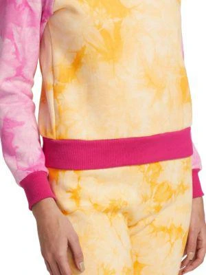 商品Warm|Two-Tone Tie Dye Crew Sweatshirt,价格¥249,第4张图片详细描述