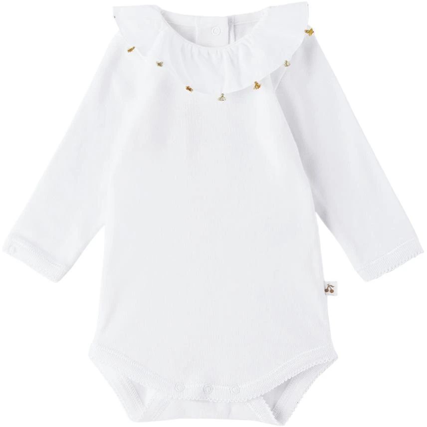 商品Bonpoint|Baby White April Bodysuit,价格¥313,第1张图片