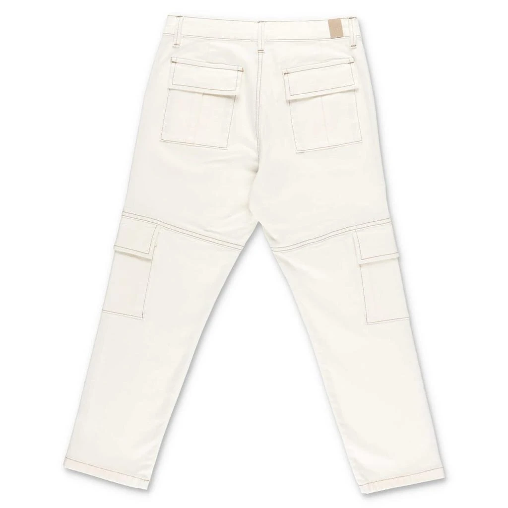 商品ELEVENTY|Eleventy Pantalone Cargo Bianco In Gabardine Di Cotone,价格¥1213,第2张图片详细描述