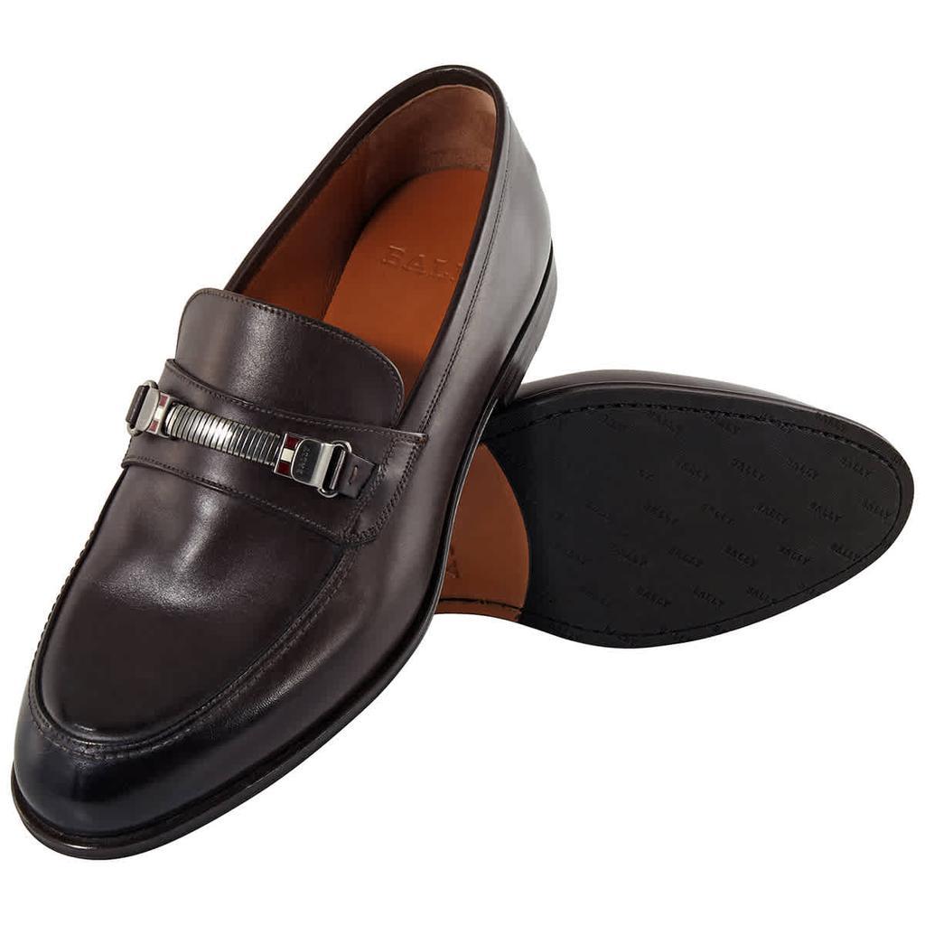 商品Bally|Bally Mens Weary/31 Leather Loafers, Brand Size 9 (US Size 10 EEE),价格¥1261,第4张图片详细描述