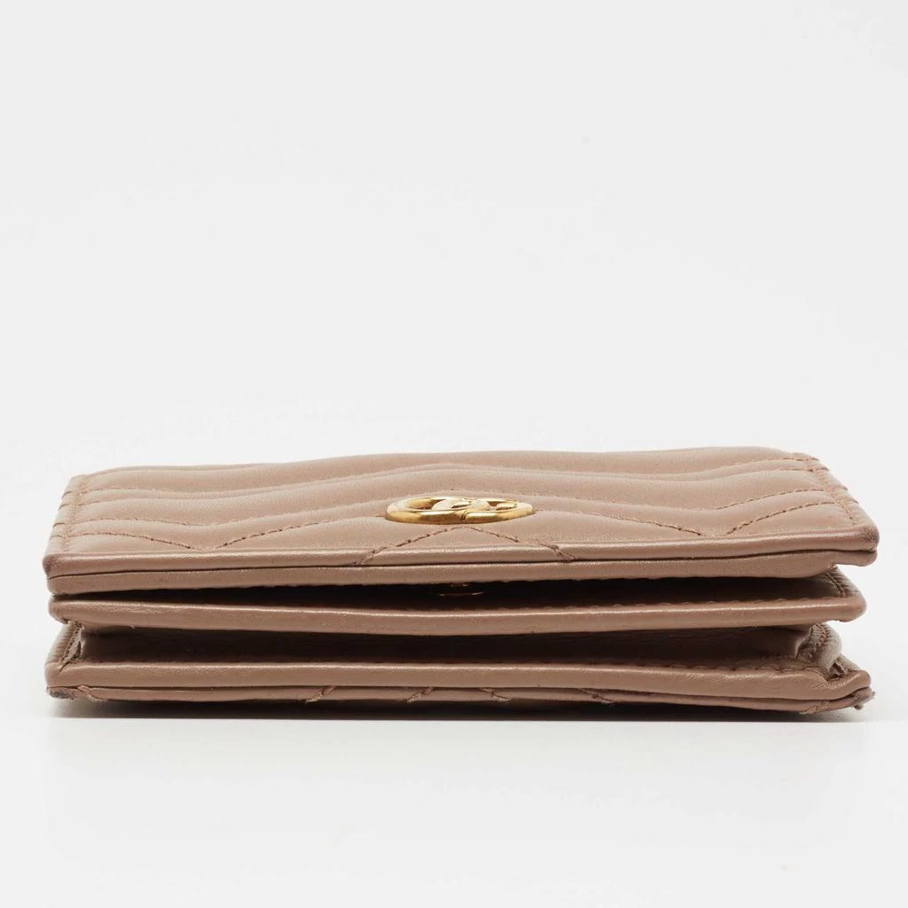 Gucci Dusky Pink Matelassé Leather GG Marmont Card Case 商品