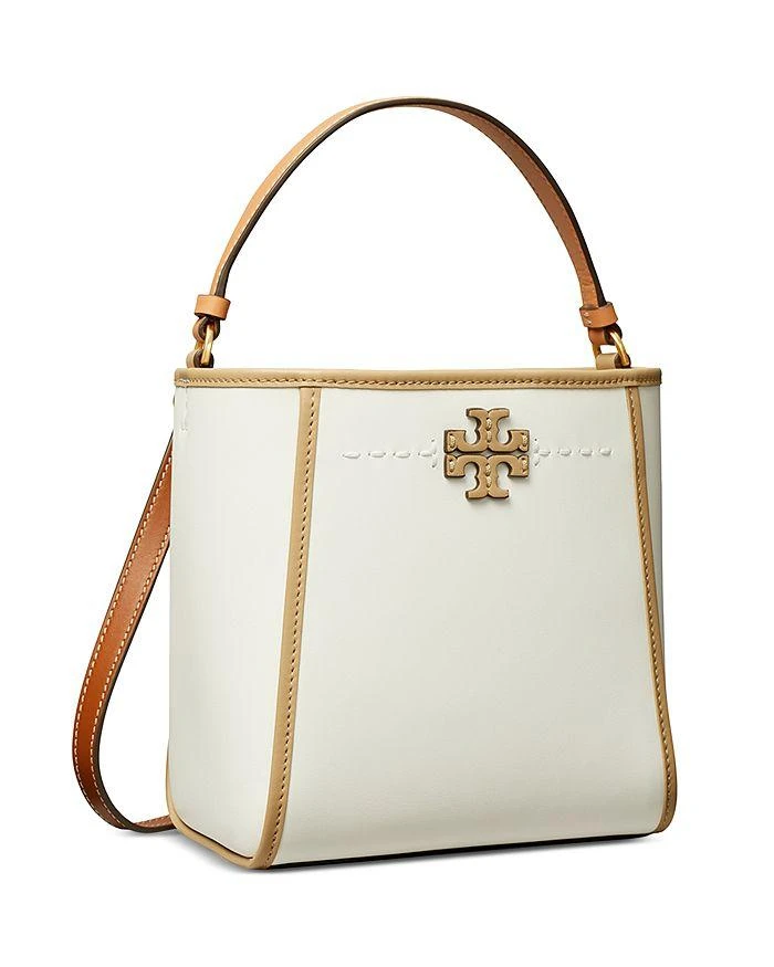 商品Tory Burch|Small McGraw Leather Bucket Crossbody,价格¥1845,第4张图片详细描述