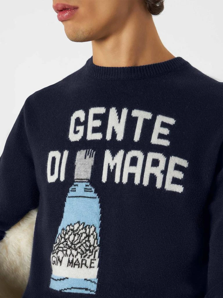 商品Mc2 Saint Barth|Man Sweater With Gin Mare Print | Gin Mare Special Edition,价格¥1492,第2张图片详细描述