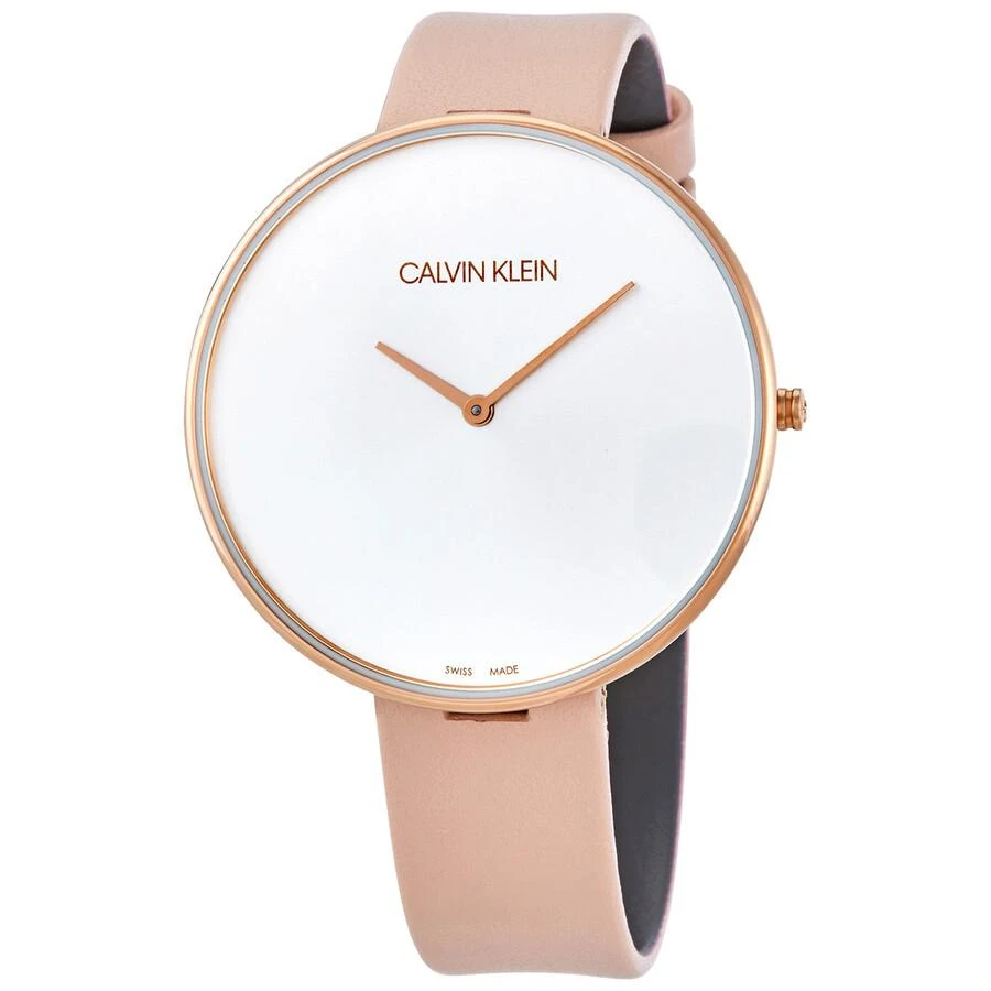 商品Calvin Klein|Full Moon Quartz Silver Dial Ladies Watch K8Y236Z6,价格¥505,第1张图片