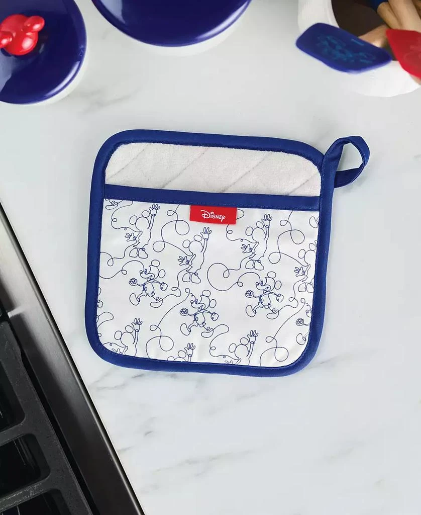 商品Disney|Bon Voyage Mickey-Mouse Print Pot Holder,价格¥47,第2张图片详细描述