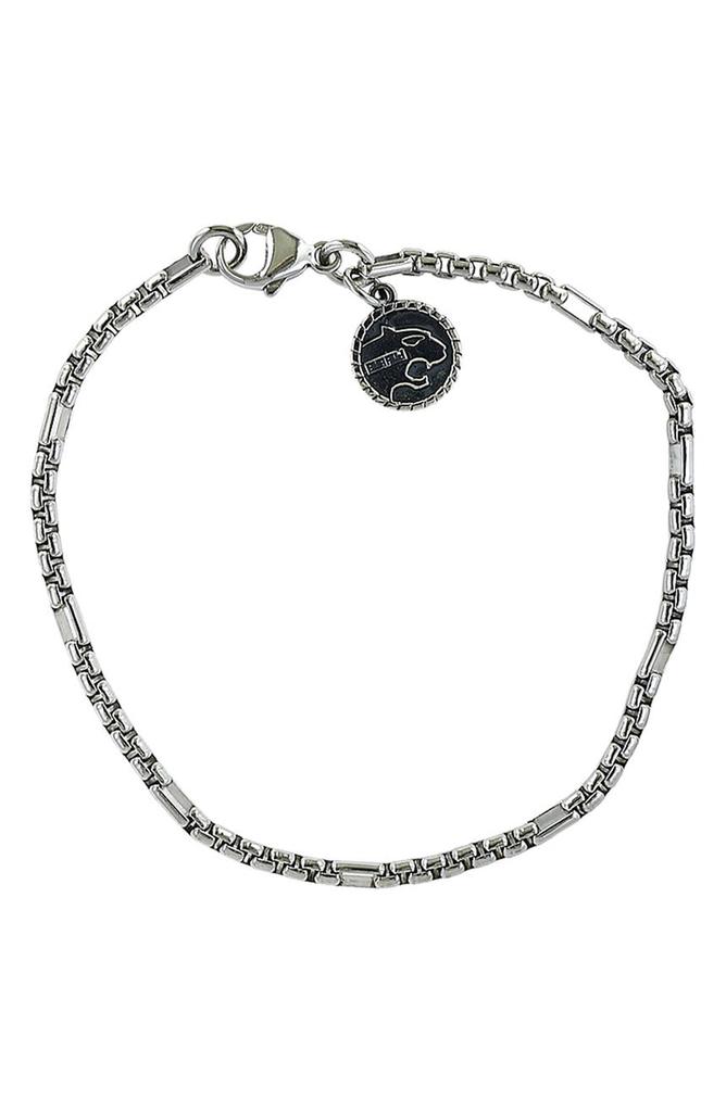 Sterling Silver Box Chain Bracelet商品第1张图片规格展示