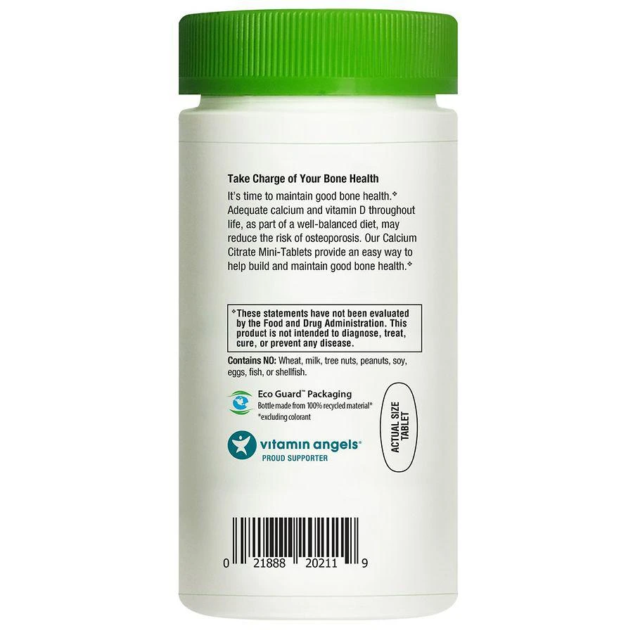 商品Rainbow Light|Calcium Citrate Mini-Tablets with High Potency Vitamin D, Dietary Supplement,价格¥28,第2张图片详细描述