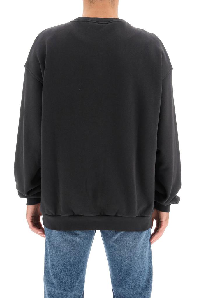 Acne studios oversized sweatshirt with embroidered logo商品第3张图片规格展示