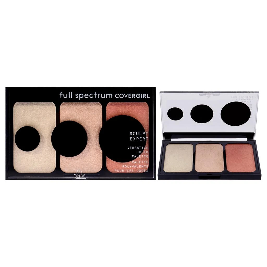 商品Covergirl|Full Spectrum Sculpt Expert Cheek Palette- FS100 by CoverGirl for Women - 0.23 oz Blush,价格¥104,第4张图片详细描述