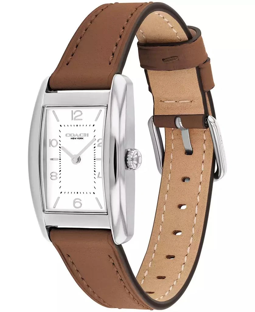 商品Coach|Women's Reese Saddle Leather Watch 24mm,价格¥1454,第2张图片详细描述