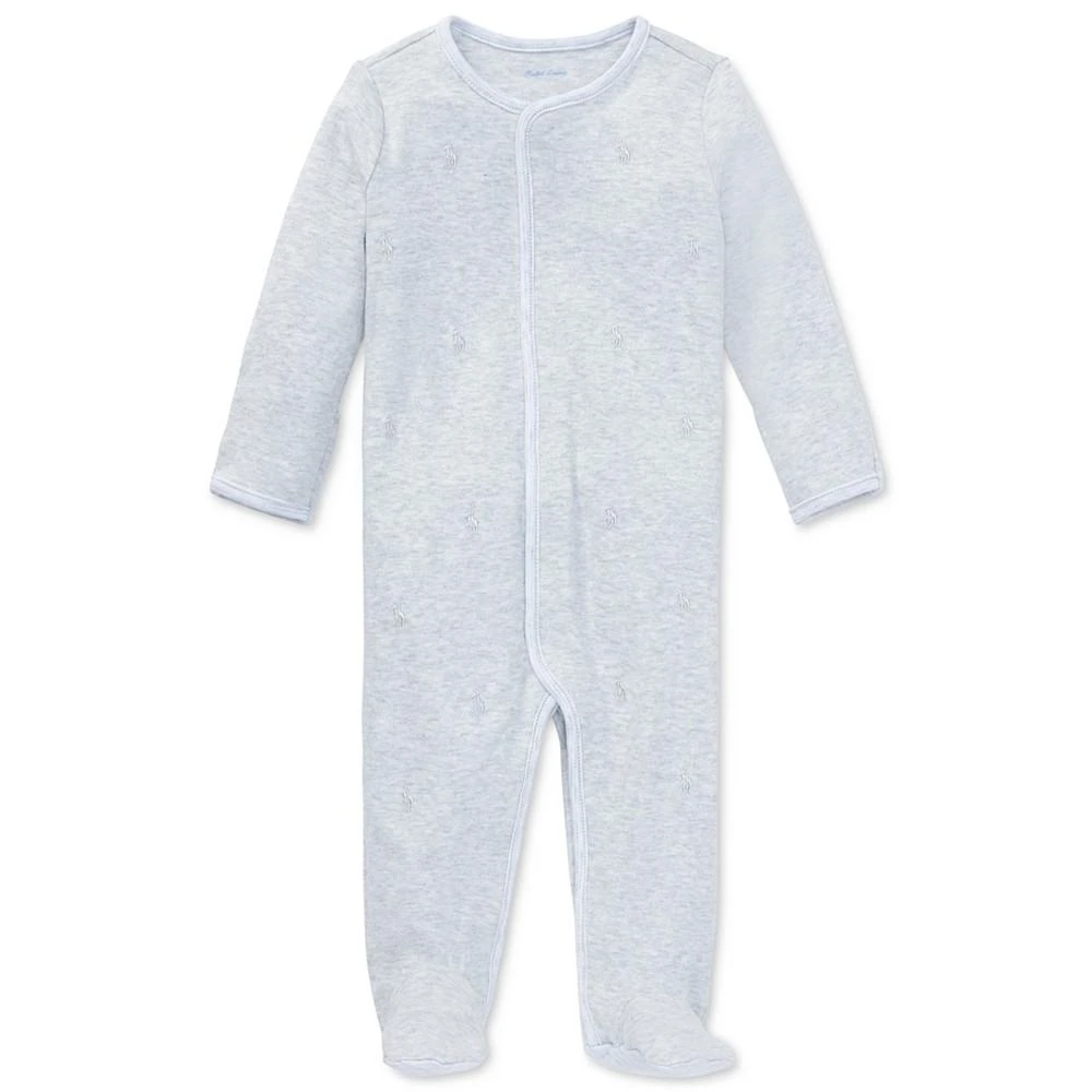 商品Ralph Lauren|婴儿纯棉包脚连体衣,价格¥171,第1张图片
