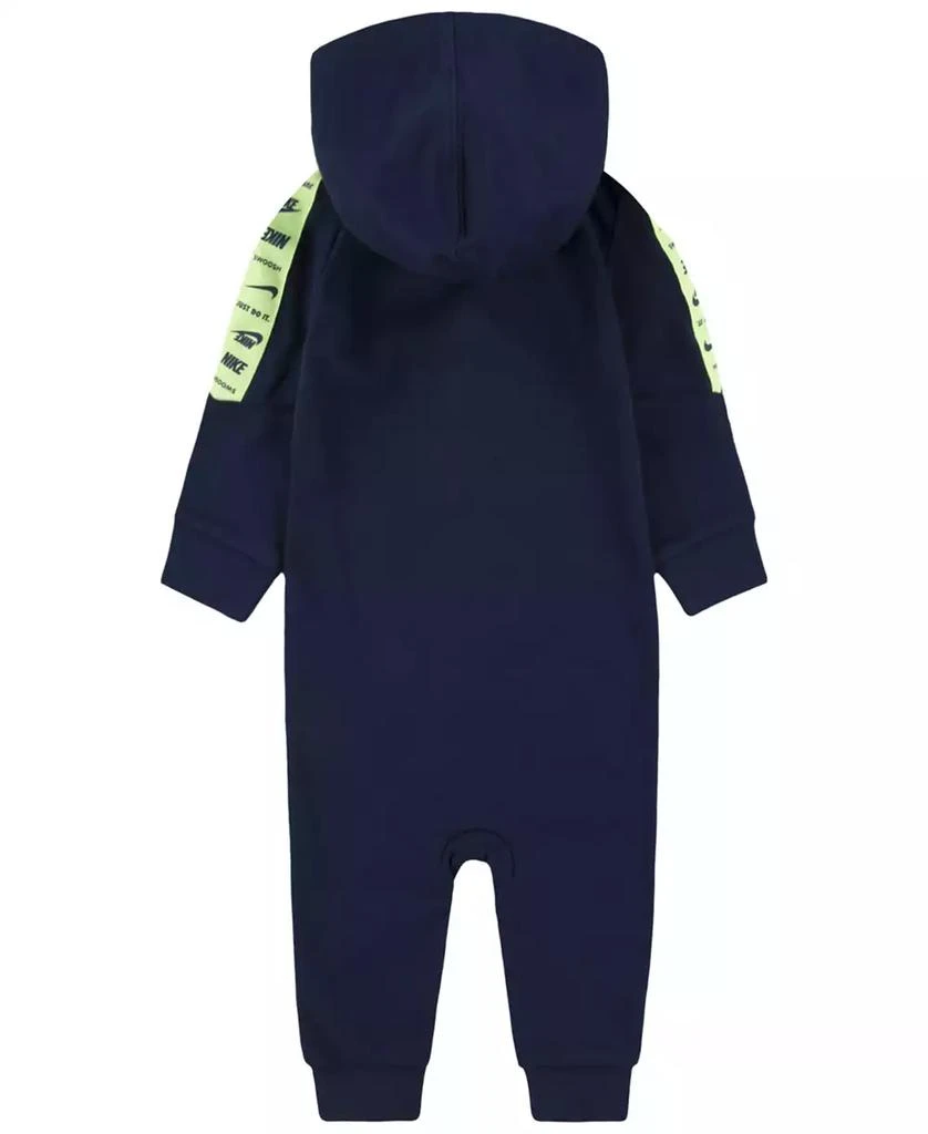 商品NIKE|Baby Boys Futura Taping Long Sleeve Hooded Coverall,价格¥118,第2张图片详细描述