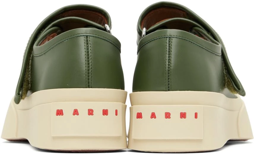 商品Marni|Green Pablo Mary-Jane Sneakers,价格¥1676,第2张图片详细描述