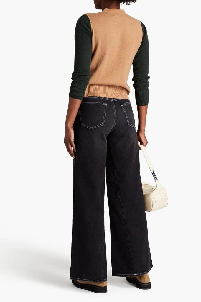 商品Ganni|High-rise wide-leg jeans,价格¥708,第3张图片详细描述