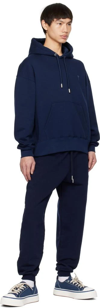 商品AMI|Navy Ami de Coeur Hoodie,价格¥1315,第4张图片详细描述