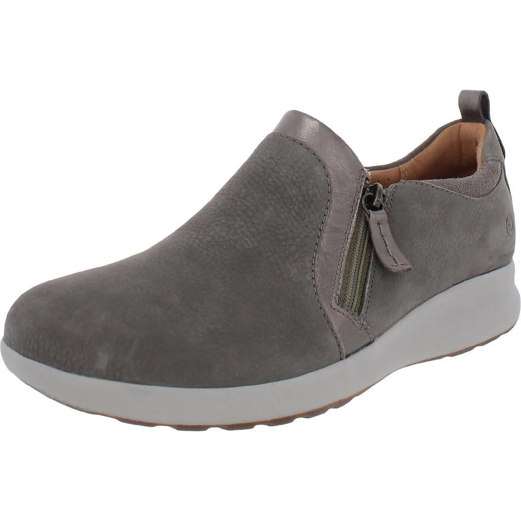 商品Clarks|Clarks Womens Un Adorn Zip Leather Slip On Loafers,价格¥296,第2张图片详细描述