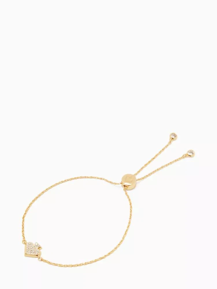 商品Kate Spade|Everyday Spade Pave Slider Bracelet,价格¥220,第3张图片详细描述