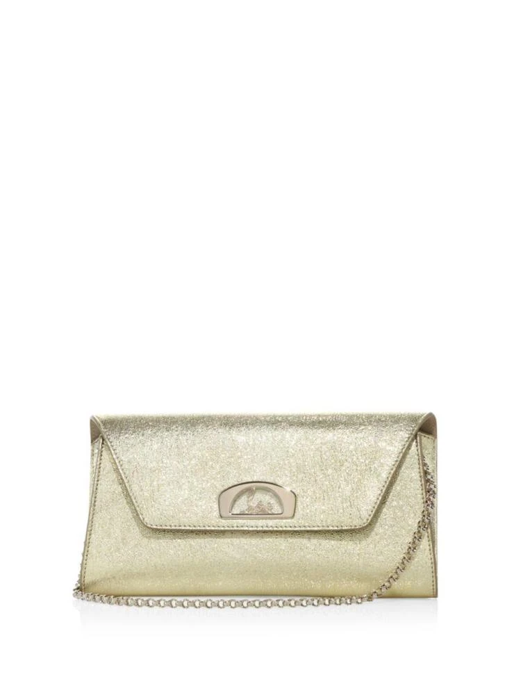 商品Christian Louboutin|Vero Dodat Metallic Leather Clutch,价格¥9380,第1张图片