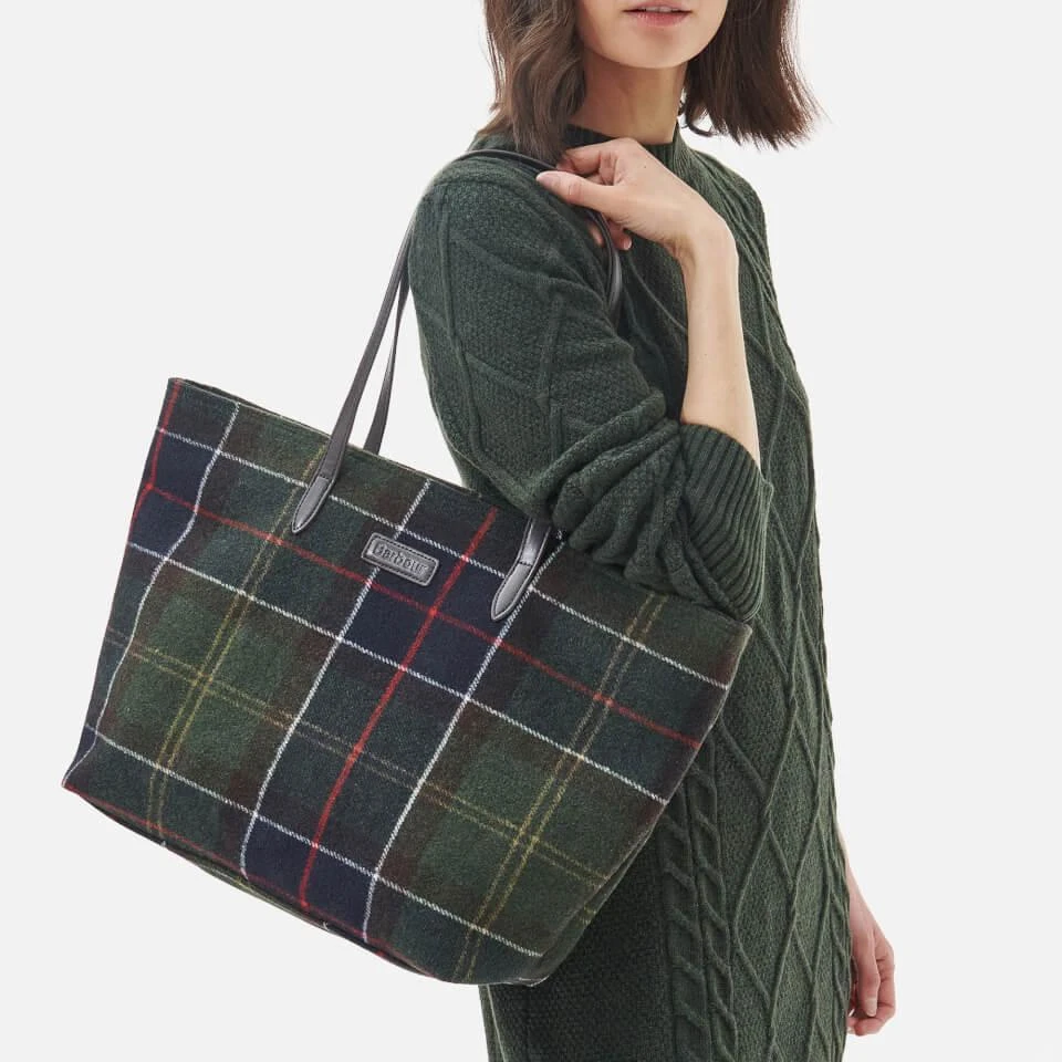 商品Barbour|Barbour Women's Witford Tartan Tote Bag - Classic,价格¥516,第2张图片详细描述