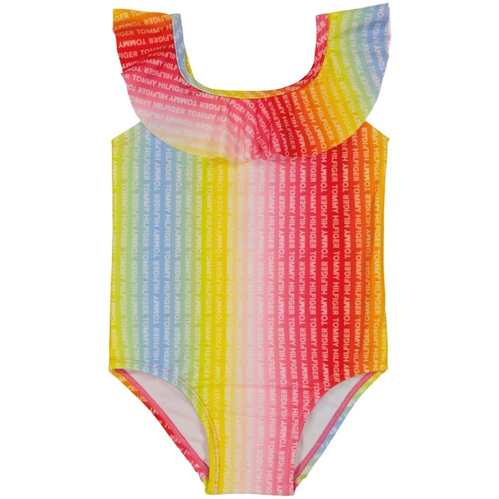 商品Tommy Hilfiger|Baby Girls Logo Print Ombre One Piece Swimsuit,价格¥85,第1张图片