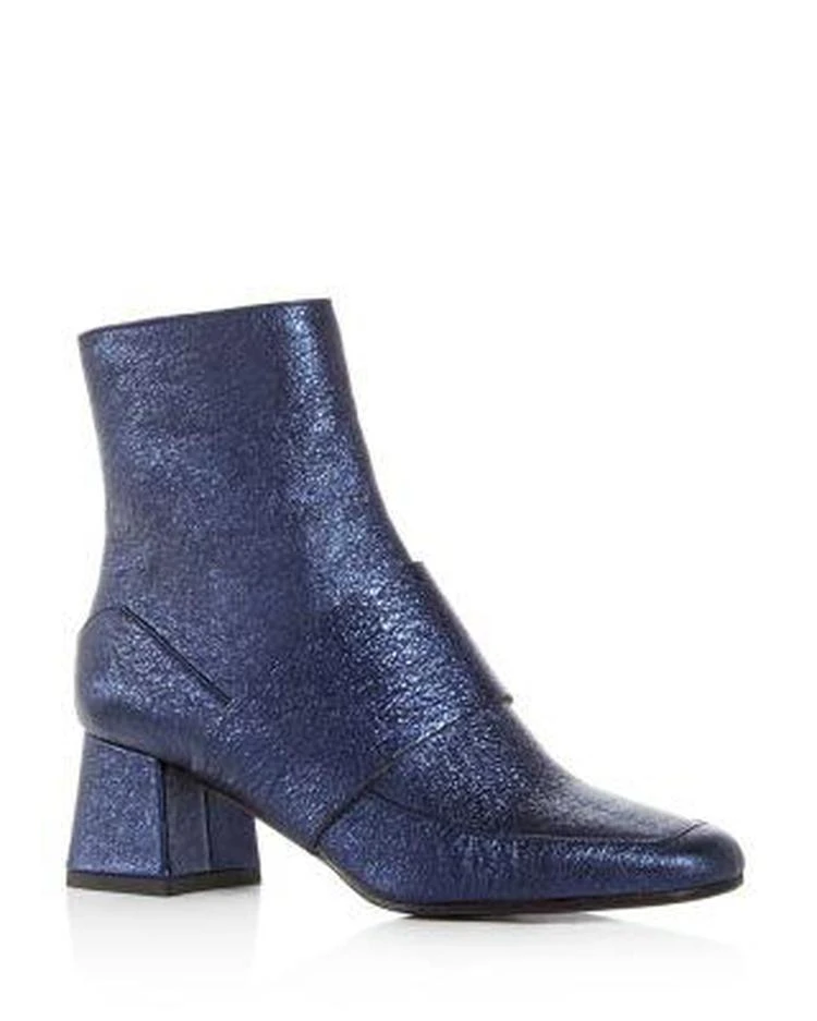 商品Aska|Goldie Metallic Block Heel Booties ,价格¥1852,第1张图片