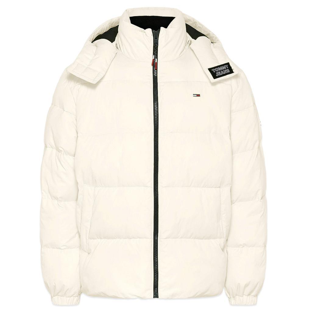 商品Tommy Hilfiger|Tommy Jeans Essential Poly Jacket - Smooth Stone,价格¥1226,第1张图片