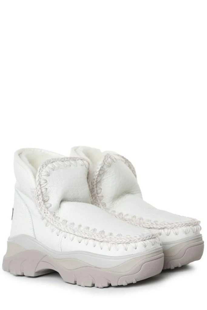 商品Mou|Mou Eskimo Chunky Stitch-Detailed Boots,价格¥1992,第3张图片详细描述