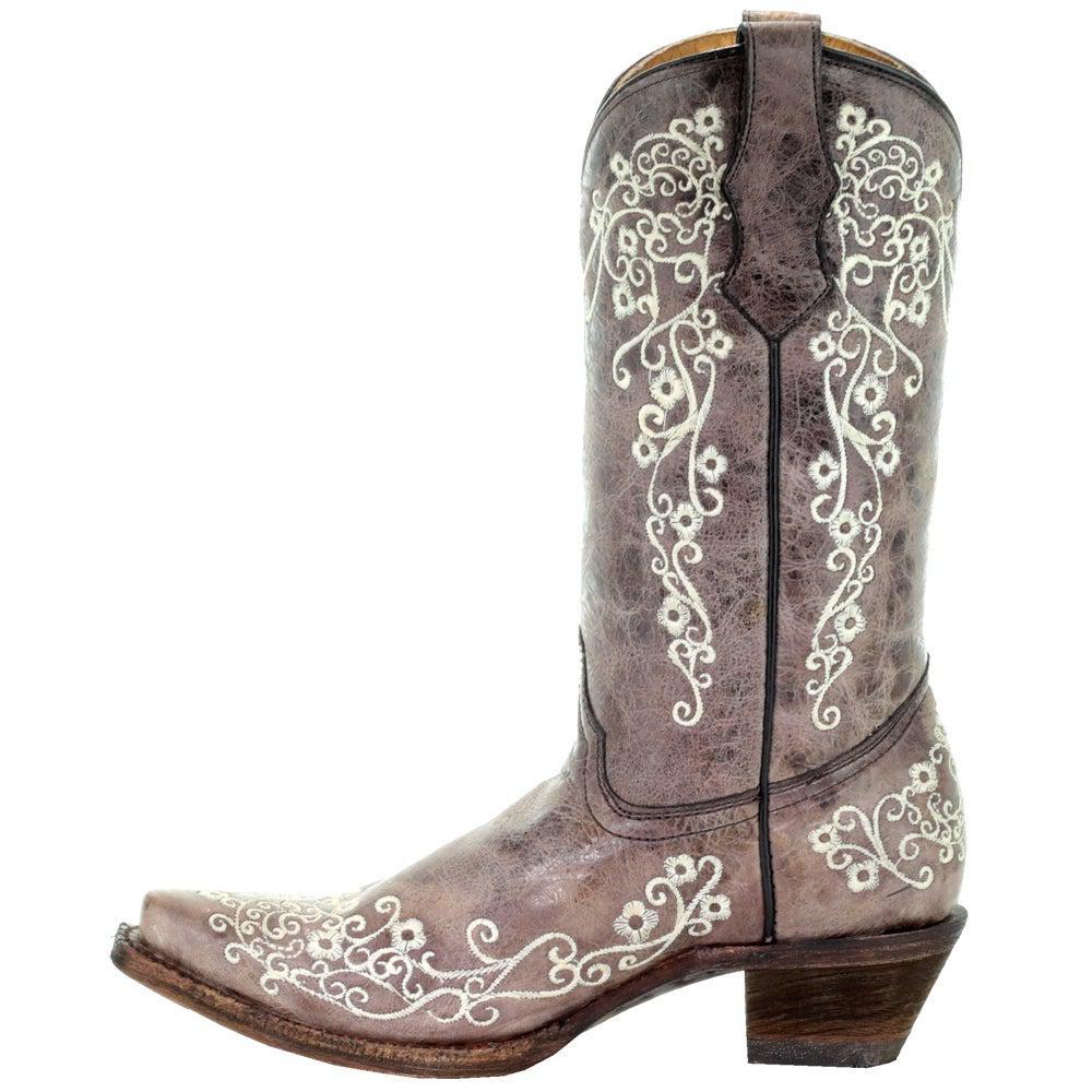 商品Corral Boots|A2773 Embroidery Pointed Toe Cowboy Boots,价格¥888,第6张图片详细描述