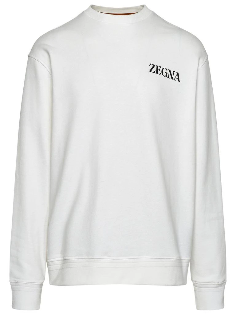 商品Zegna|Ermenegildo Zegna Logo Printed Crewneck Sweatshirt,价格¥2335,第1张图片