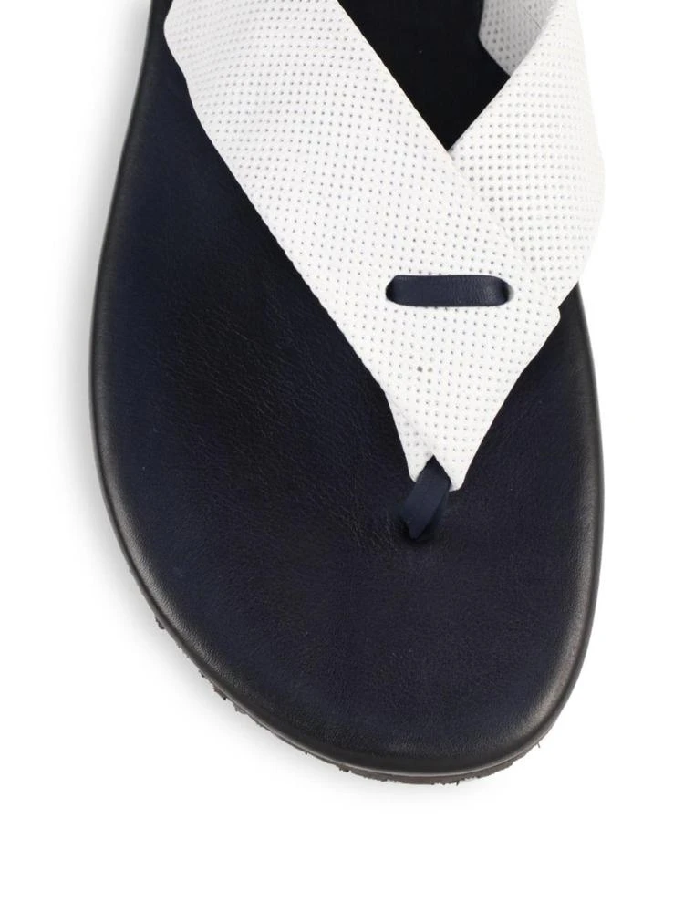 商品Saks Fifth Avenue|COLLECTION Perforated Leather Flip Flops,价格¥1185,第3张图片详细描述