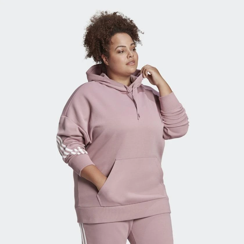 商品Adidas|Women's adidas Future Icons 3-Stripes Sweatshirt (Plus Size),价格¥284,第4张图片详细描述