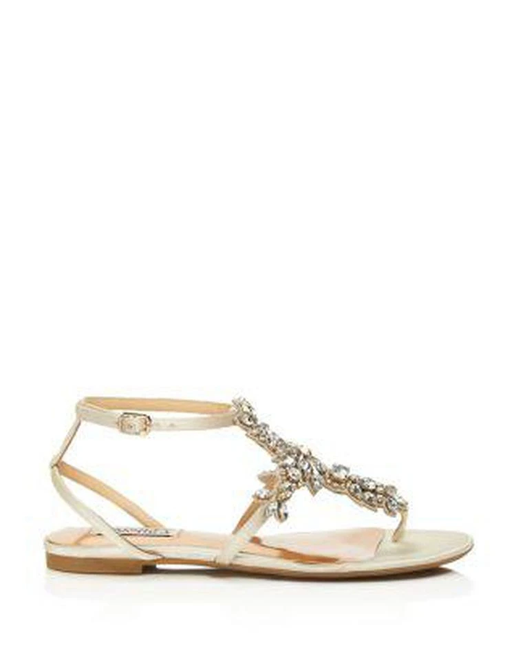 商品Badgley Mischka|Cara Embellished Ankle Strap Sandals ,价格¥786,第2张图片详细描述