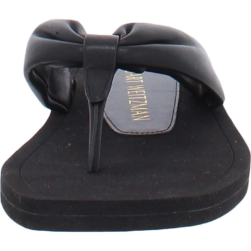 商品Stuart Weitzman|Stuart Weitzman Womens Cassie Faux Leather Slip-On Flip-Flops,价格¥323,第3张图片详细描述