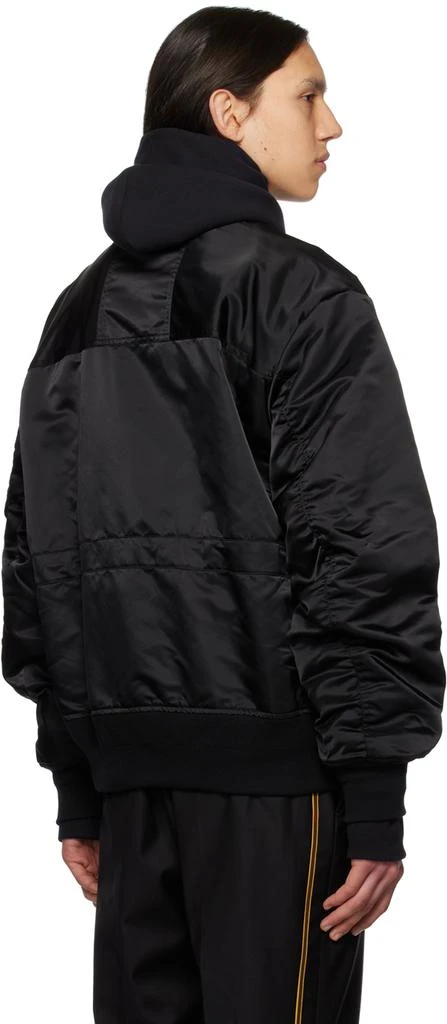 商品Sacai|Black Padded Bomber Jacket,价格¥5206,第3张图片详细描述