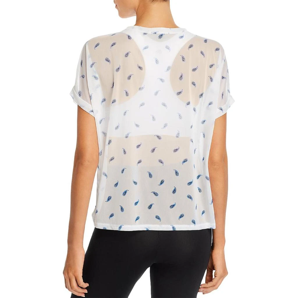 商品AQUA|Aqua Womens Printed Light Weight Blouse,价格¥23,第2张图片详细描述