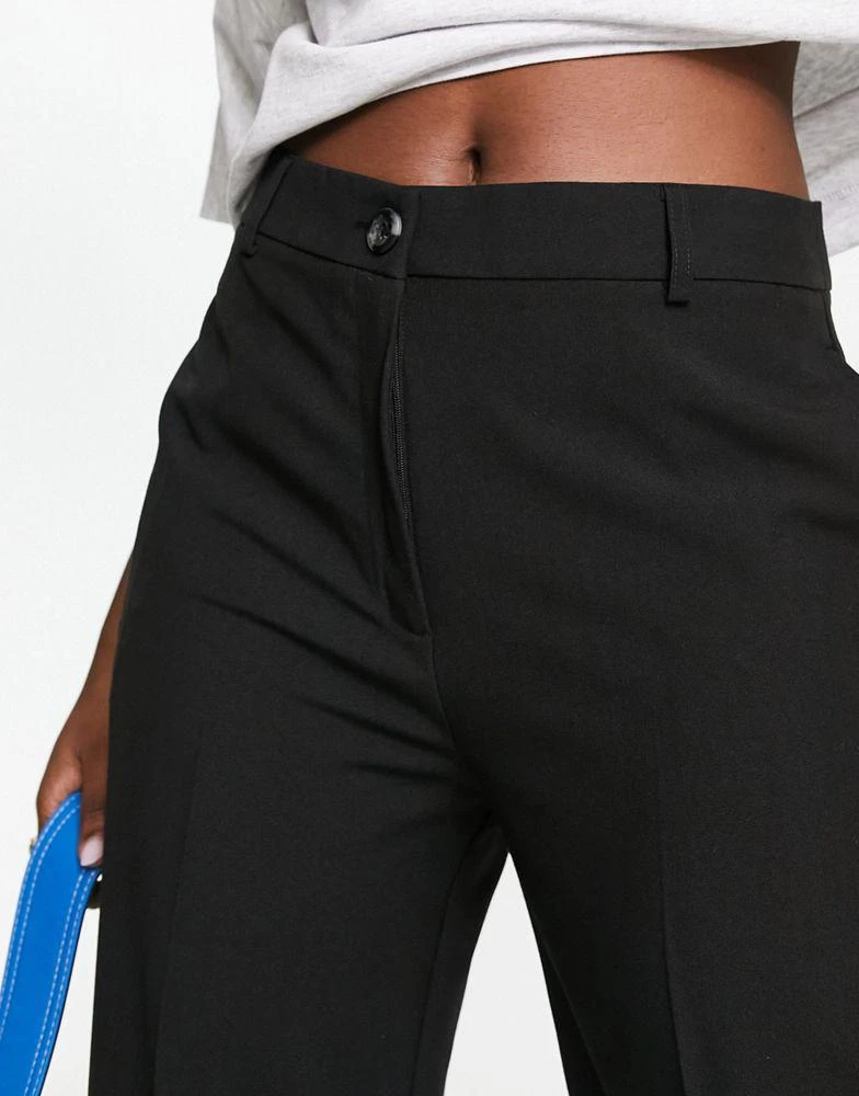 商品ASOS|ASOS DESIGN Mix & Match slim straight suit trousers in black,价格¥151,第3张图片详细描述