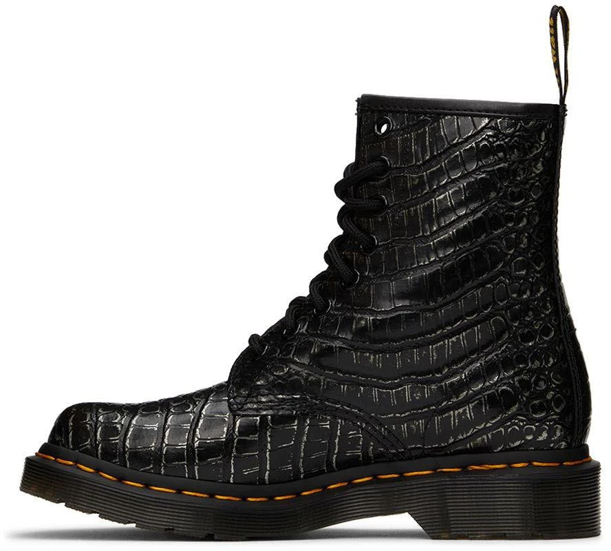 商品Dr. Martens|Black Croc 1460 Boots,价格¥444,第3张图片详细描述